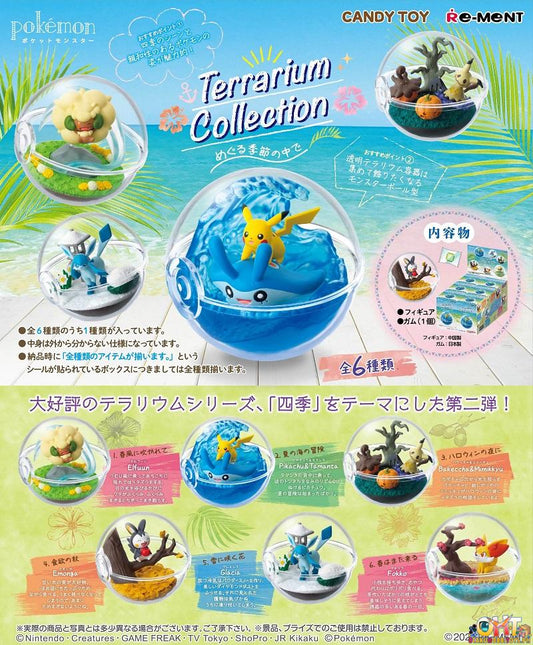 Re-Ment Pokemon Terrarium Four Seasons 2 (Box of 6)