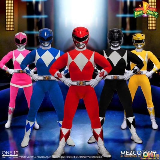Mezco One:12 Mighty Morphin' Power Rangers Deluxe Boxed Set