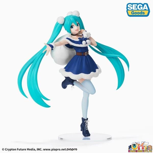 Sega Vocaloid SPM Figure Hatsune Miku Christmas Style 2020 Blue Ver.
