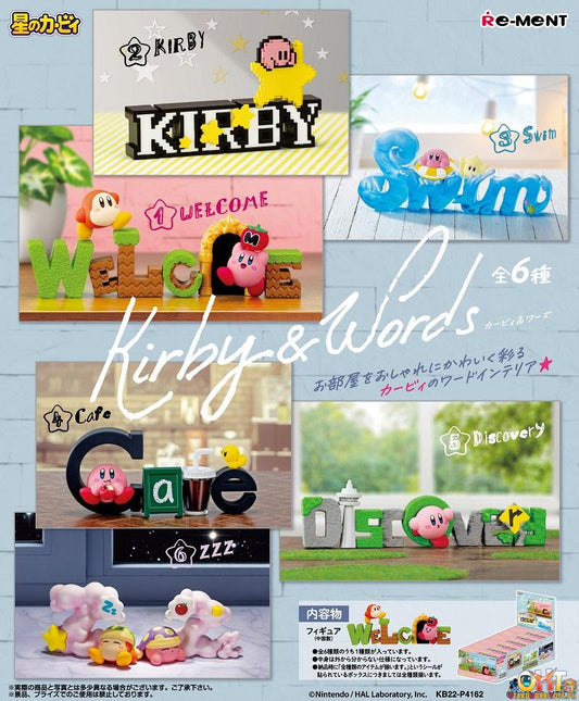 Re-Ment KIRBY Kirby & Words [Box of 6]
