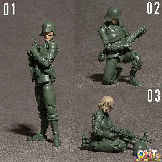 Megahouse G.M.G. PROFESSIONAL: Mobile Suit Gundam - Zeon Principality Army Soldier 01-03 Set [Packaging with special box]