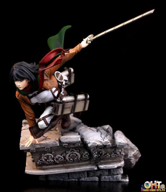 Kinetiquettes Attack on Titan 1/10 Mikasa Ackerman Scale Diorama