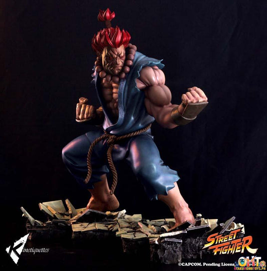 Kinetiquettes Street Fighter Battle of the Brothers – Akuma / 豪鬼 – Raging Demon diorama