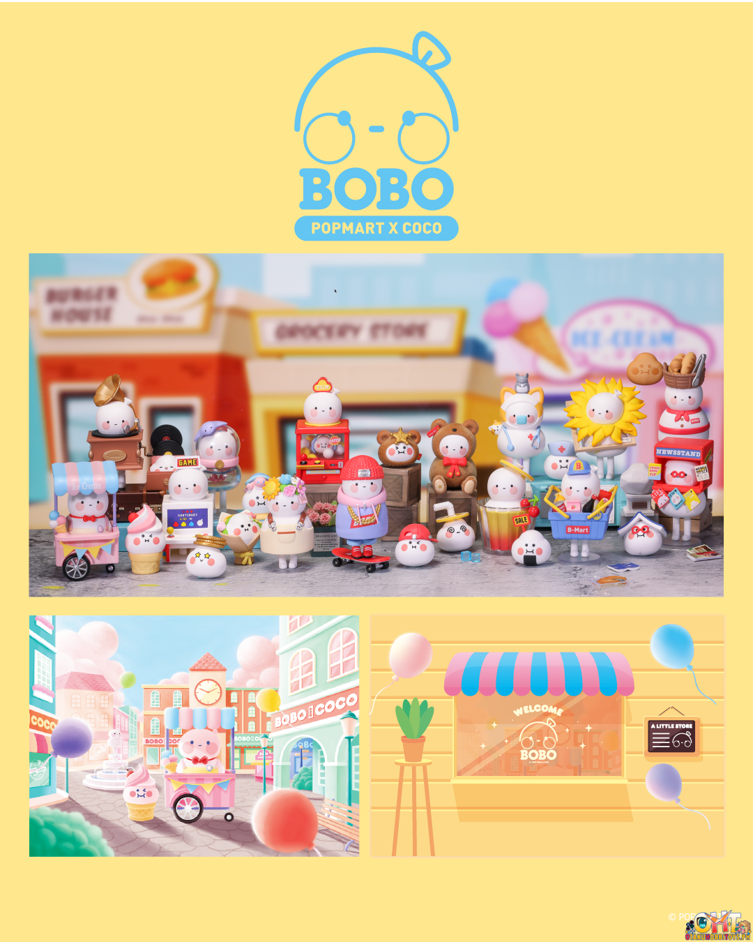 POP MART BOBO And COCO A Little Store Series (Box of 12)