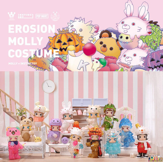 POP MART! MOLLY × INSTINCTOY EROSION Molly Costume Series (Box of 12)