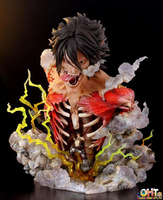 Kinetiquettes Attack on Titan 1/10 Eren Yeager Attack Titan Scale Diorama