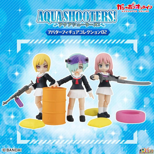 Bandai AQUA SHOOTERS! Avatar Figure Collection 02 [Set of 3]