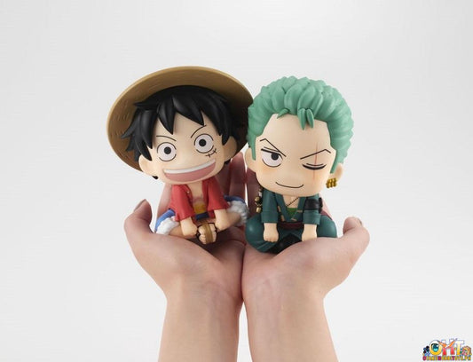 Megahouse Look Up Series Luffy and Zoro Set【with gift】