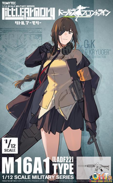 Tomytec 1/12 Little Armory (LADF22) Girl's Frontline M16A1 Type