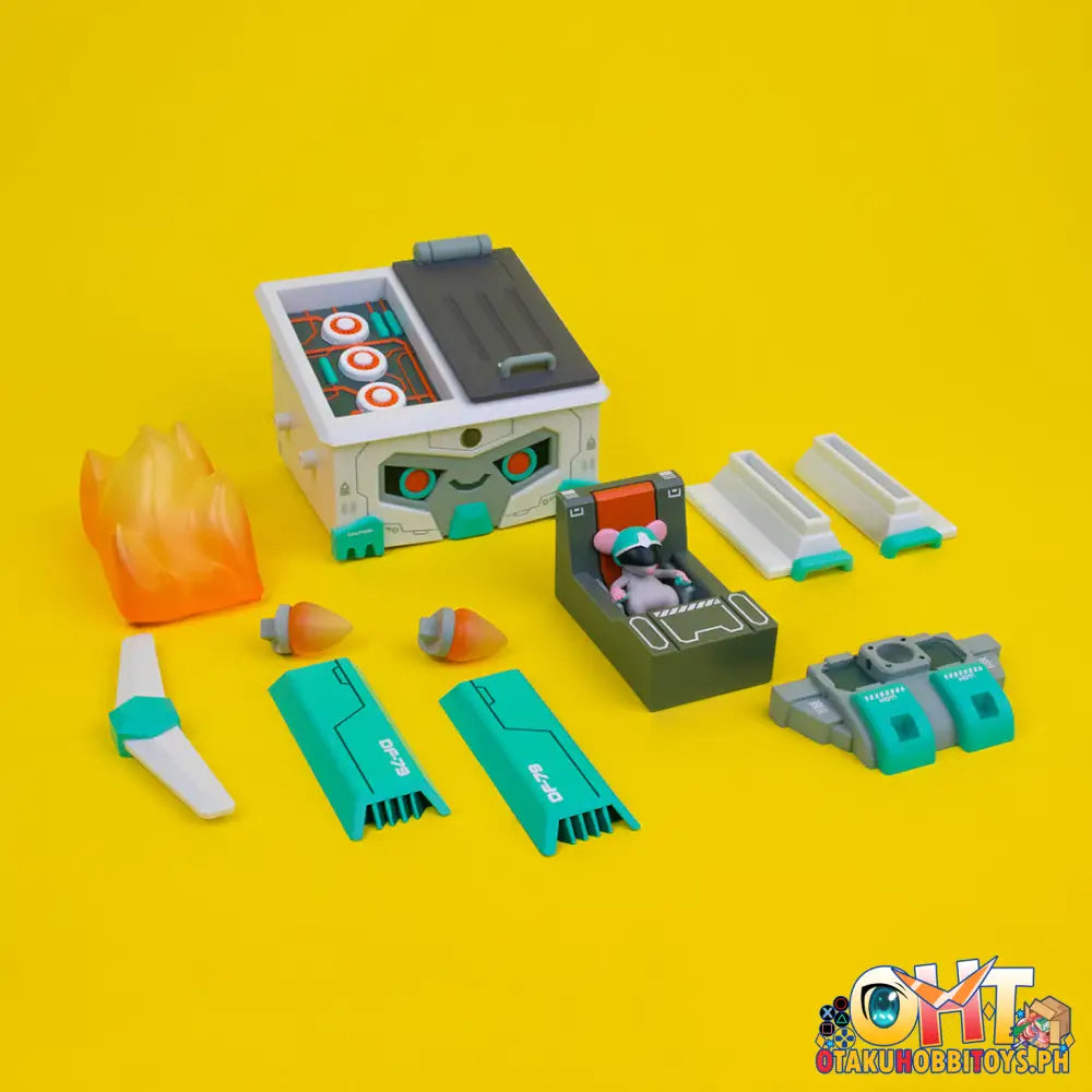 100% Soft Mecha Dumpster Fire Vinyl Figure - Df-079