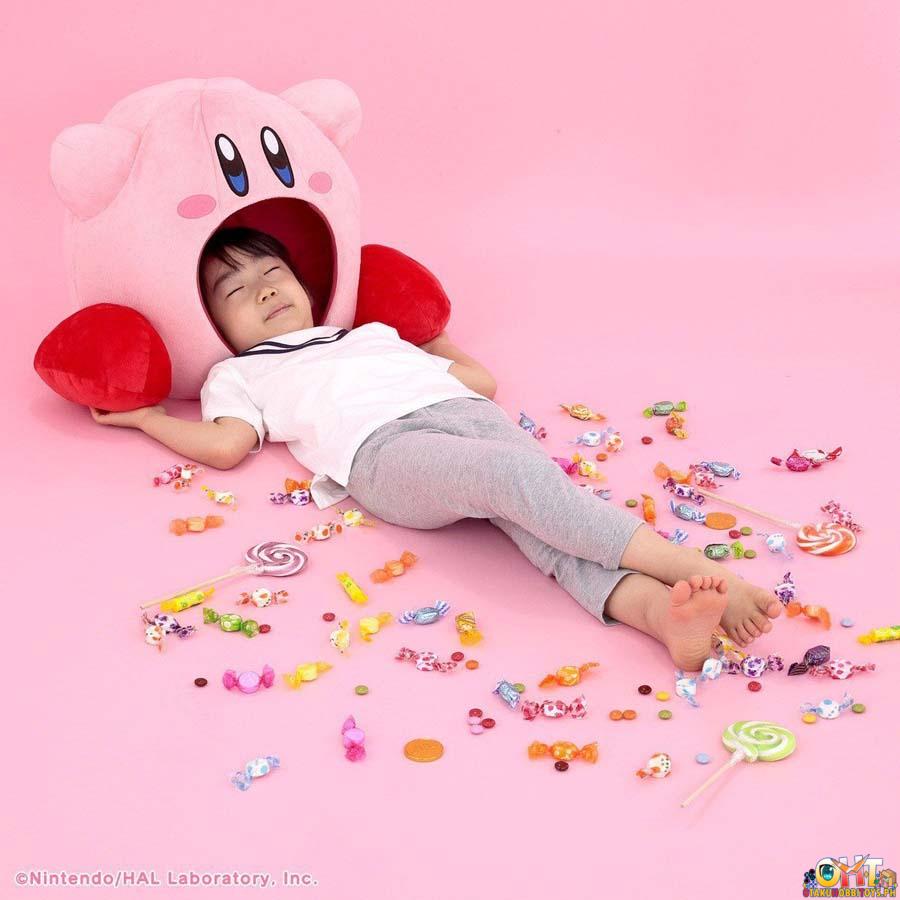 REISSUE Bandai INHALE KIRBY Plush Cushion