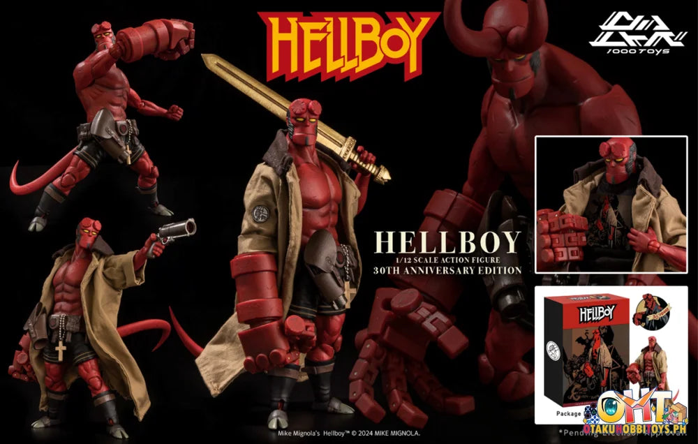 1000Toys 1/12 Hellboy 30Th Anniv Figure Articulated Figure