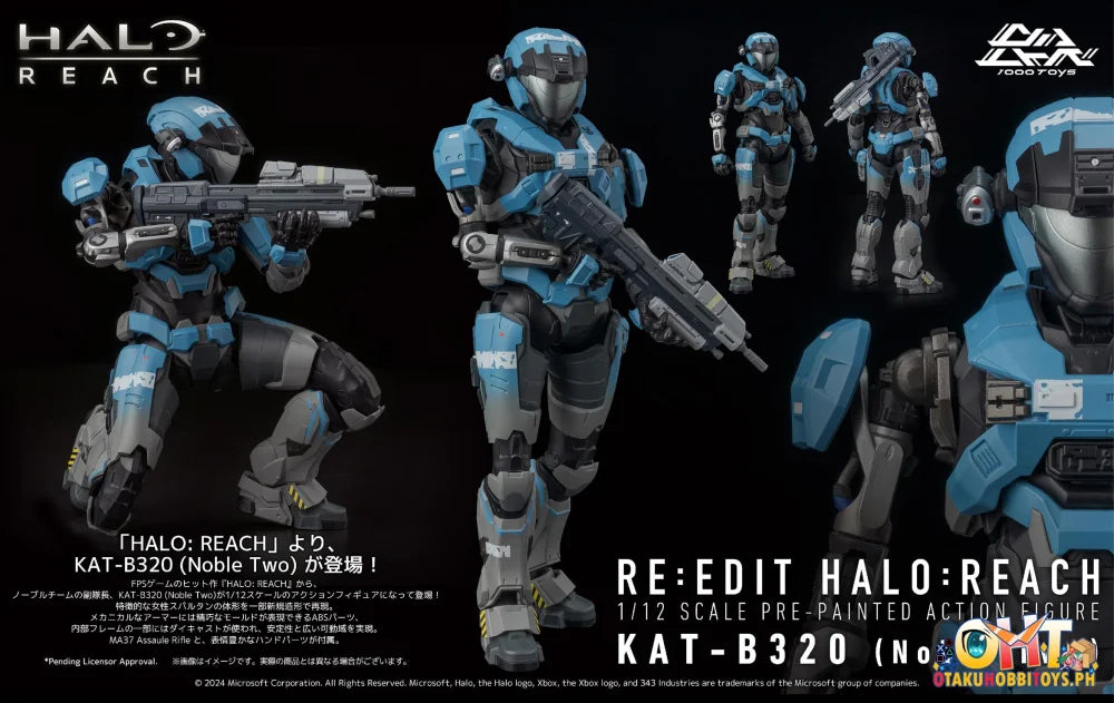 1000Toys Re:edit Halo: Reach 1/12 Scale Kat-B320 (Noble Two) Plastic Model Kit