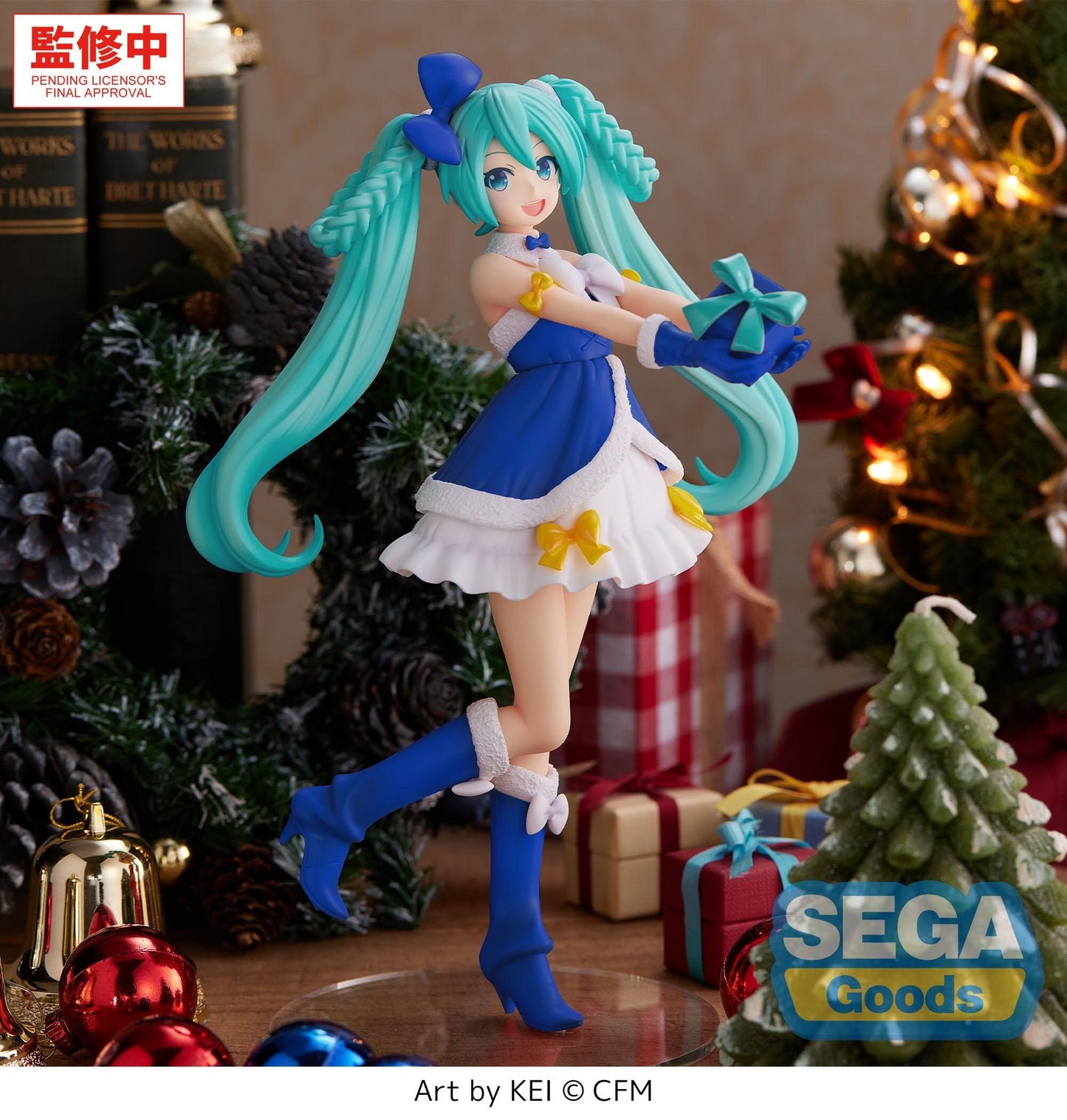 SEGA "Hatsune Miku Series" High Premium Figure "Hatsune Miku" Sapphire Christmas Ver.