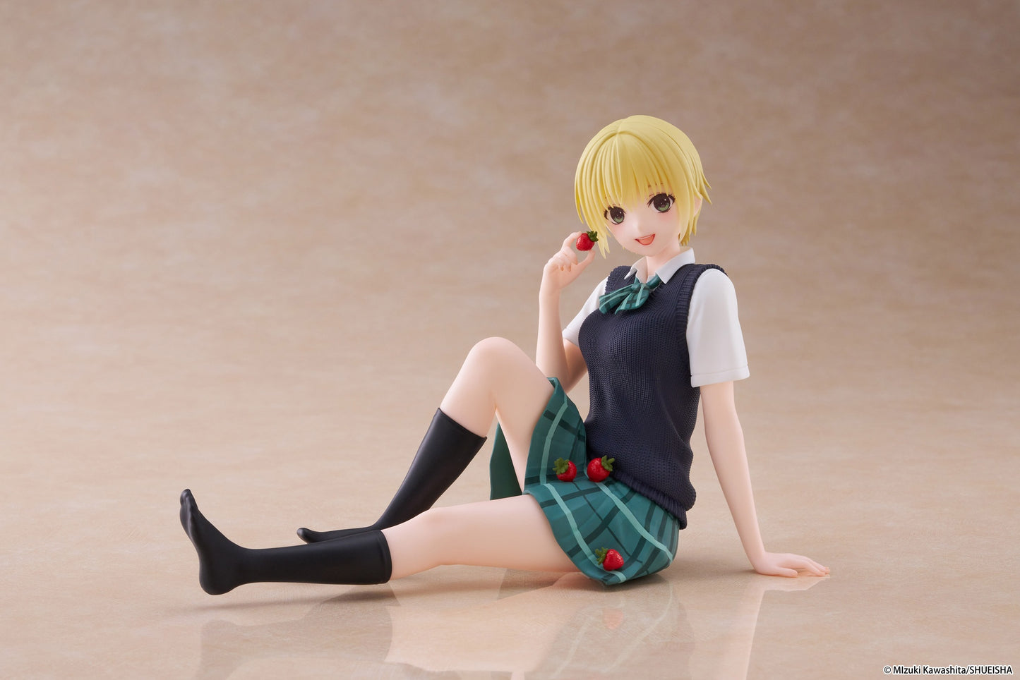 TAITO Strawberry 100% Desktop Cute Figure - Tsukasa Nishino (School uniform Ver.)