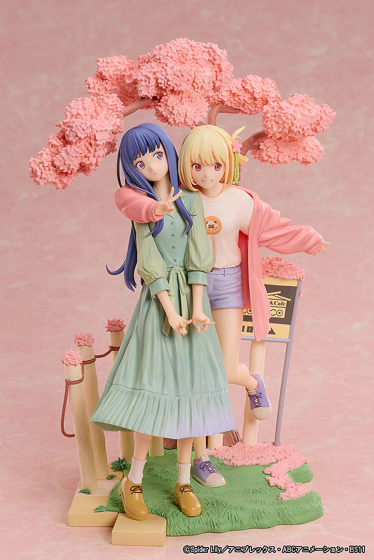 Aniplex Lycoris Recoil Chisato Nishikigi & Takina Inoue Spring Ver. Non-Scale Figure
