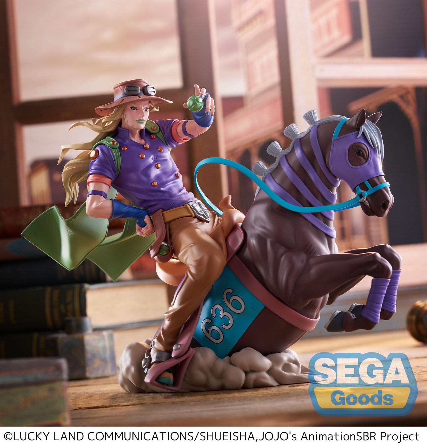 SEGA XrossLinkMAX Anime "STEEL BALL RUN JoJo's Bizarre Adventure" Figure -Gyro Zeppeli-