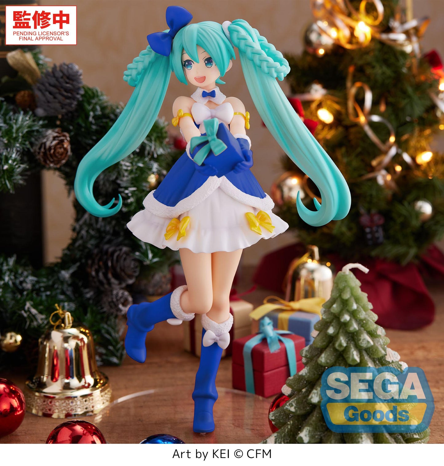 SEGA "Hatsune Miku Series" High Premium Figure "Hatsune Miku" Sapphire Christmas Ver.