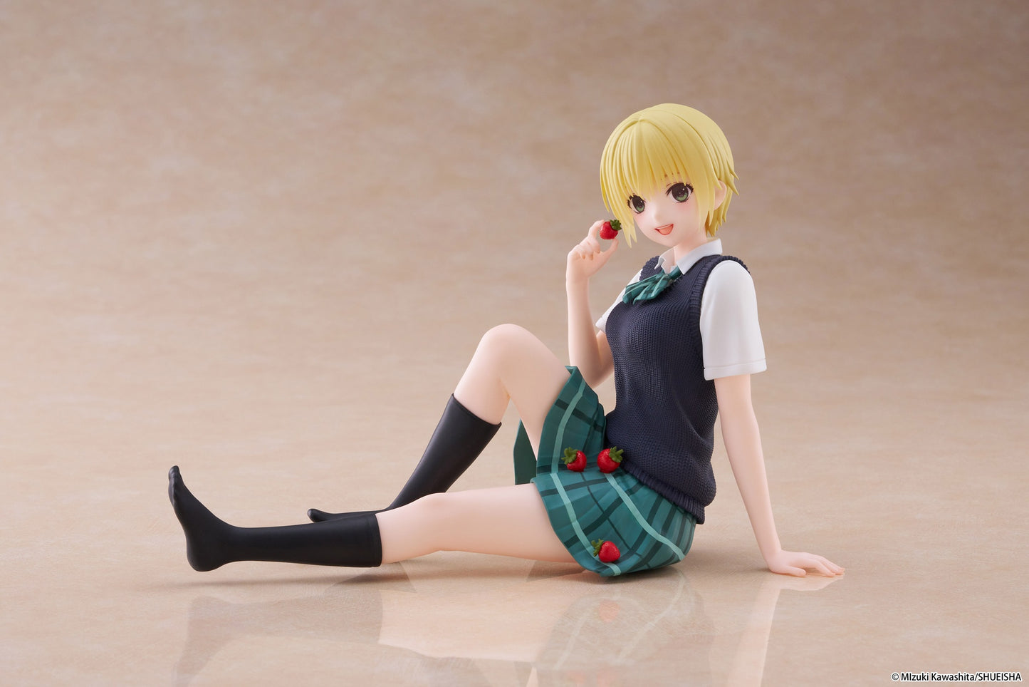 TAITO Strawberry 100% Desktop Cute Figure - Tsukasa Nishino (School uniform Ver.)