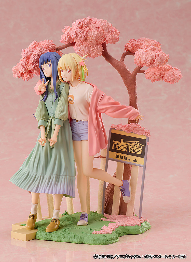 Aniplex Lycoris Recoil Chisato Nishikigi & Takina Inoue Spring Ver. Non-Scale Figure