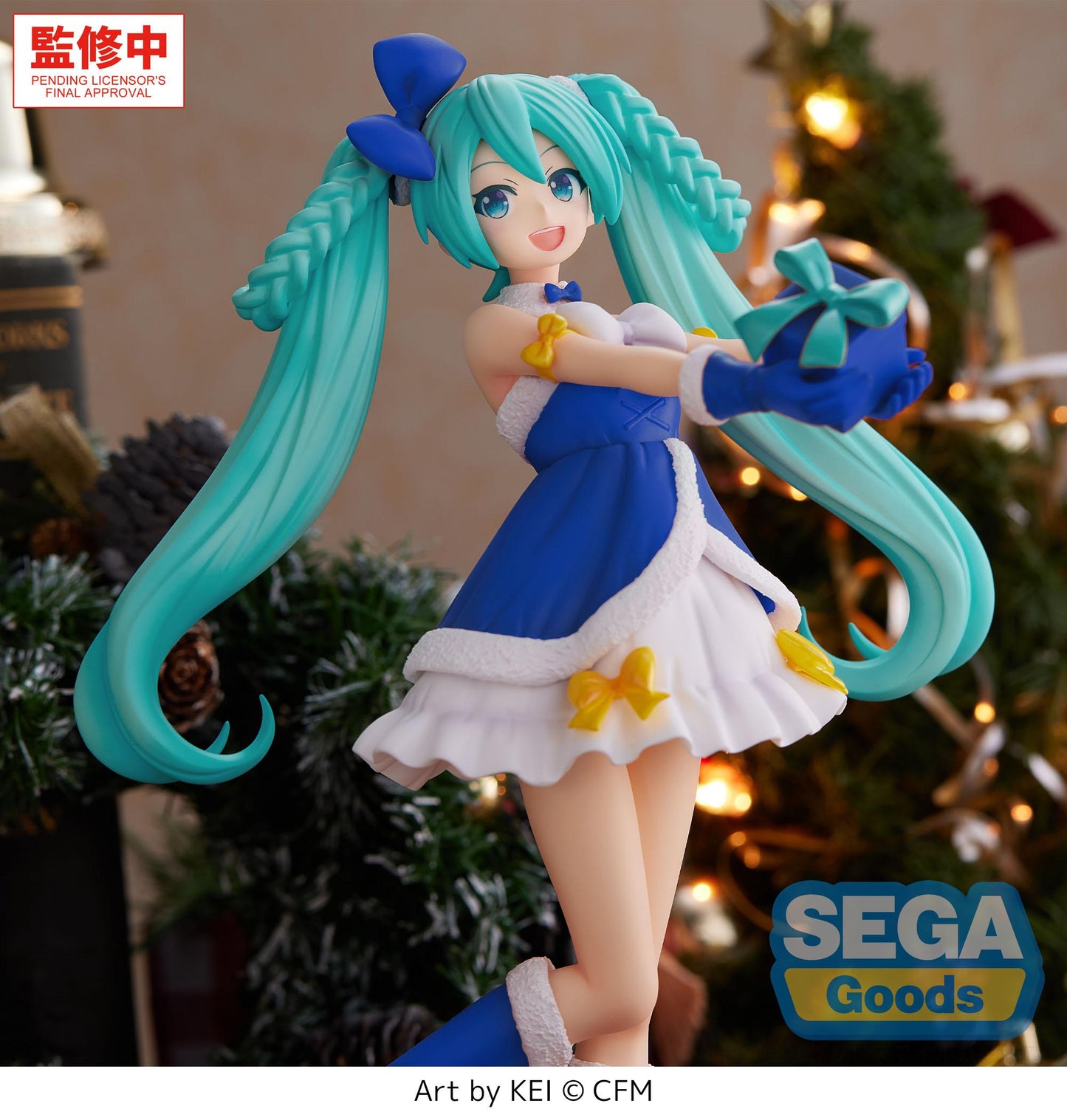 SEGA "Hatsune Miku Series" High Premium Figure "Hatsune Miku" Sapphire Christmas Ver.