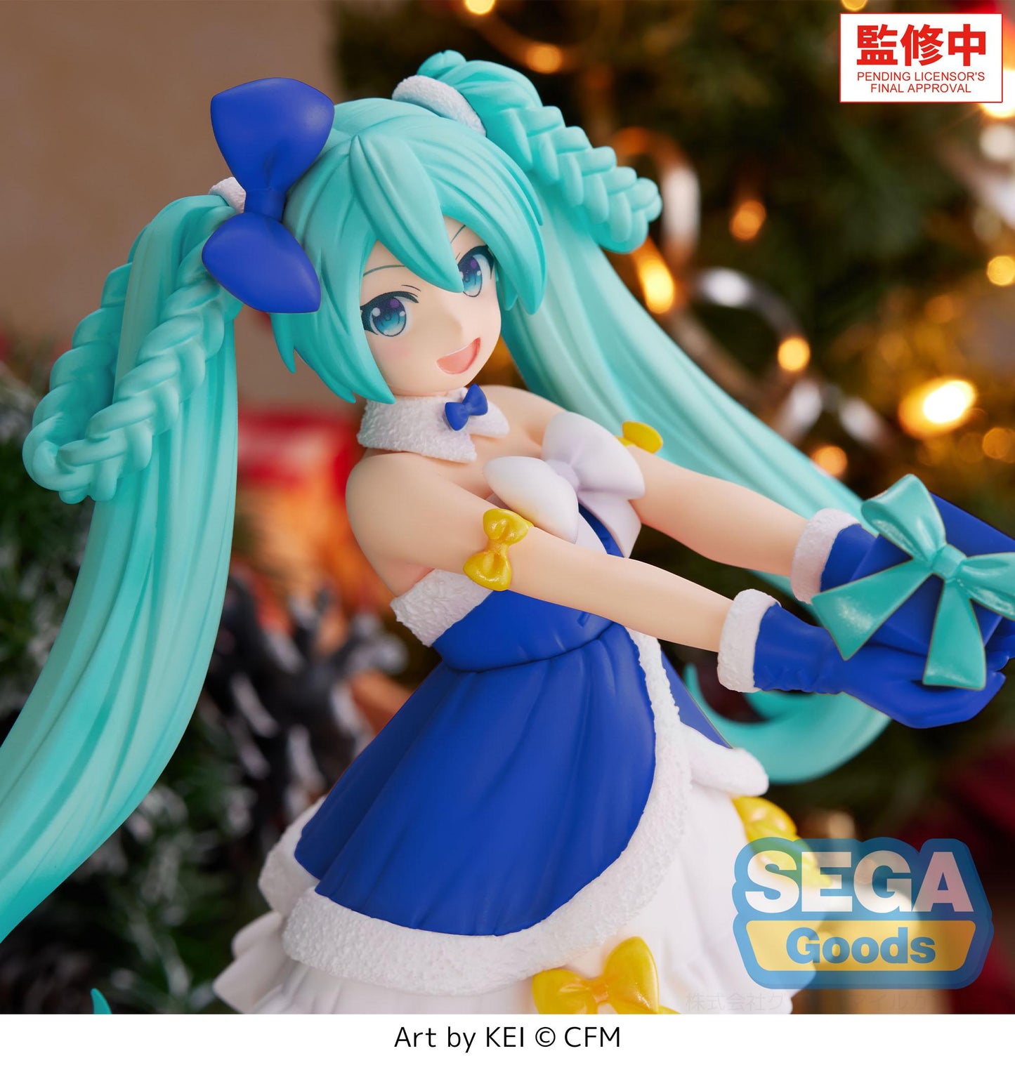 SEGA "Hatsune Miku Series" High Premium Figure "Hatsune Miku" Sapphire Christmas Ver.