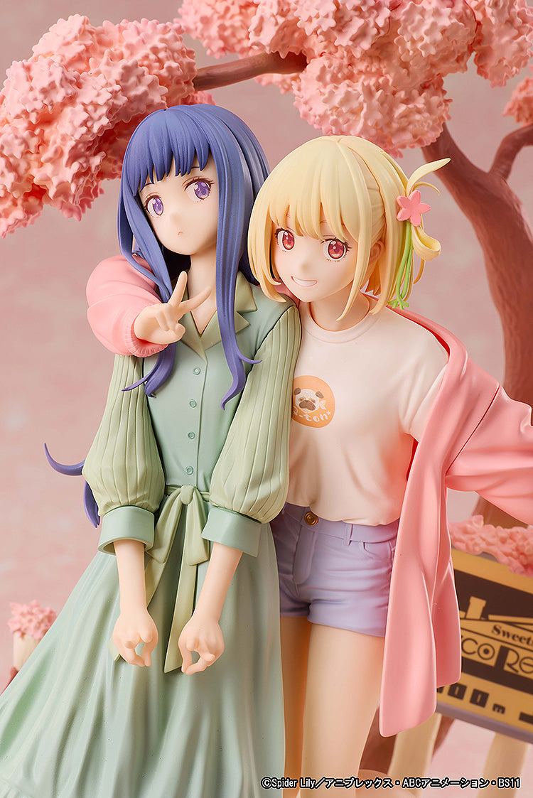 Aniplex Lycoris Recoil Chisato Nishikigi & Takina Inoue Spring Ver. Non-Scale Figure