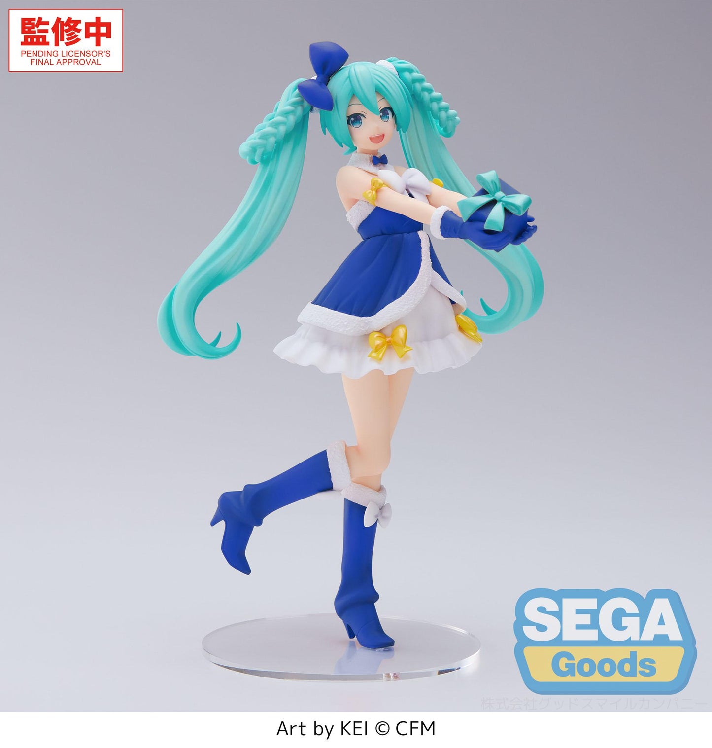 SEGA "Hatsune Miku Series" High Premium Figure "Hatsune Miku" Sapphire Christmas Ver.
