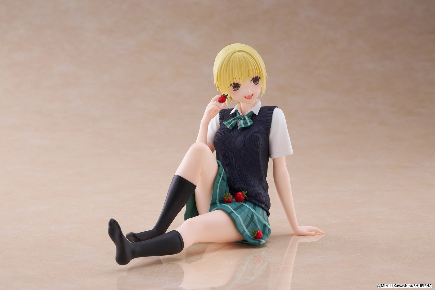 TAITO Strawberry 100% Desktop Cute Figure - Tsukasa Nishino (School uniform Ver.)