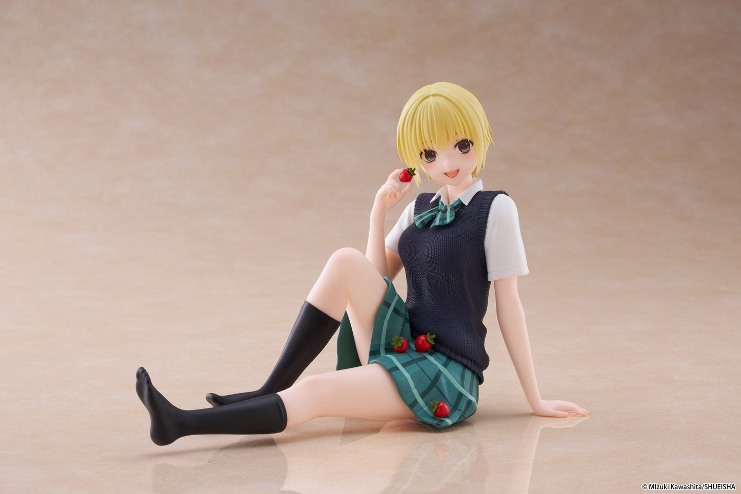 TAITO Strawberry 100% Desktop Cute Figure - Tsukasa Nishino (School uniform Ver.)