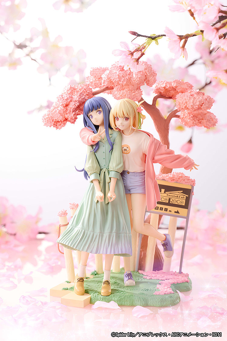 Aniplex Lycoris Recoil Chisato Nishikigi & Takina Inoue Spring Ver. Non-Scale Figure