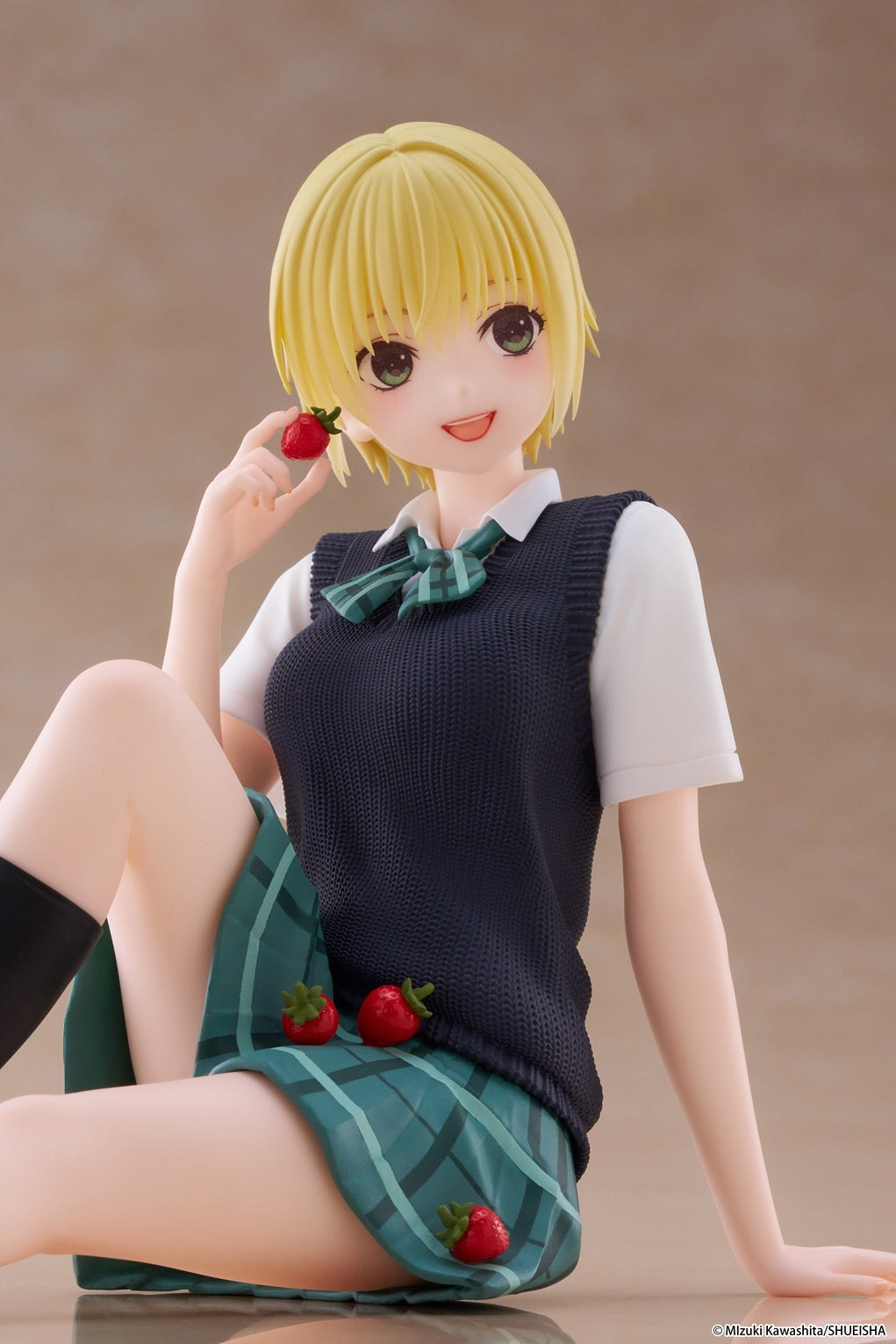 TAITO Strawberry 100% Desktop Cute Figure - Tsukasa Nishino (School uniform Ver.)