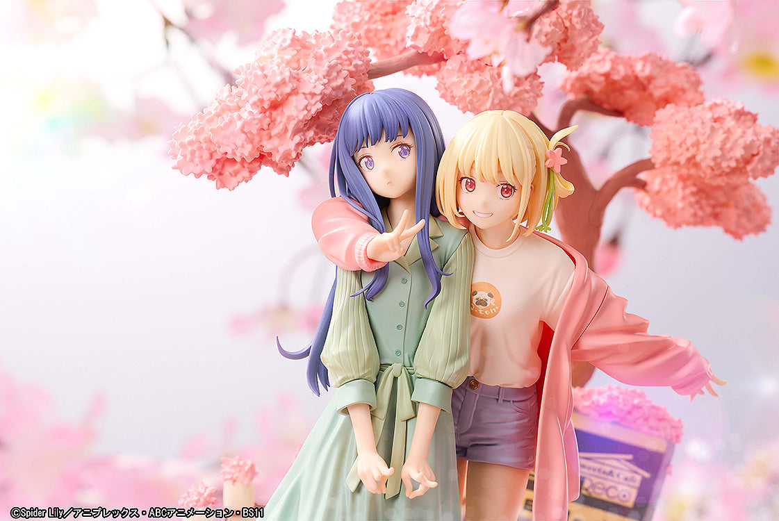 Aniplex Lycoris Recoil Chisato Nishikigi & Takina Inoue Spring Ver. Non-Scale Figure