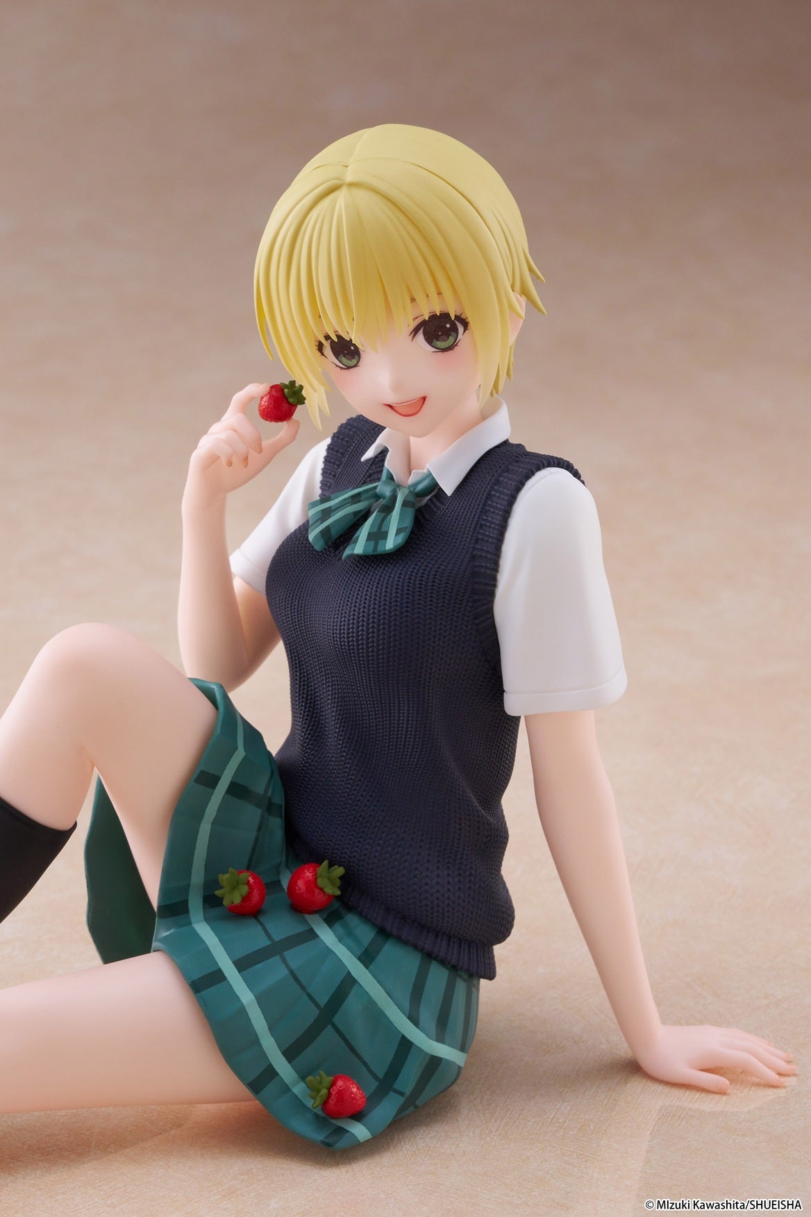 TAITO Strawberry 100% Desktop Cute Figure - Tsukasa Nishino (School uniform Ver.)
