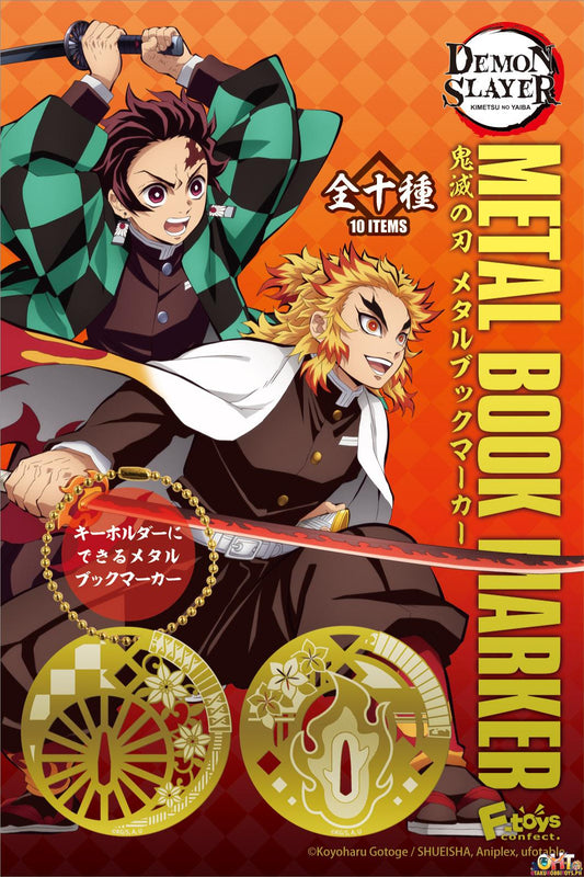 F-Toys Kimetsu No Yaiba Metal Book Marker (Box of 10)