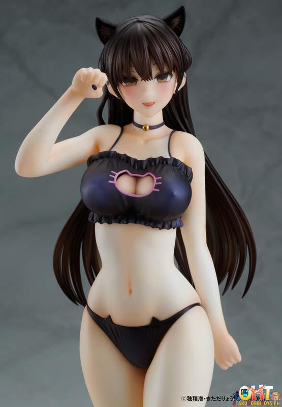 Kaitendoh The Story of a Manga Artist Who Was Imprisoned by a Strange High School Girl 1/6 Konata Competitive Swimsuit & Cat Lingerie Costume Set