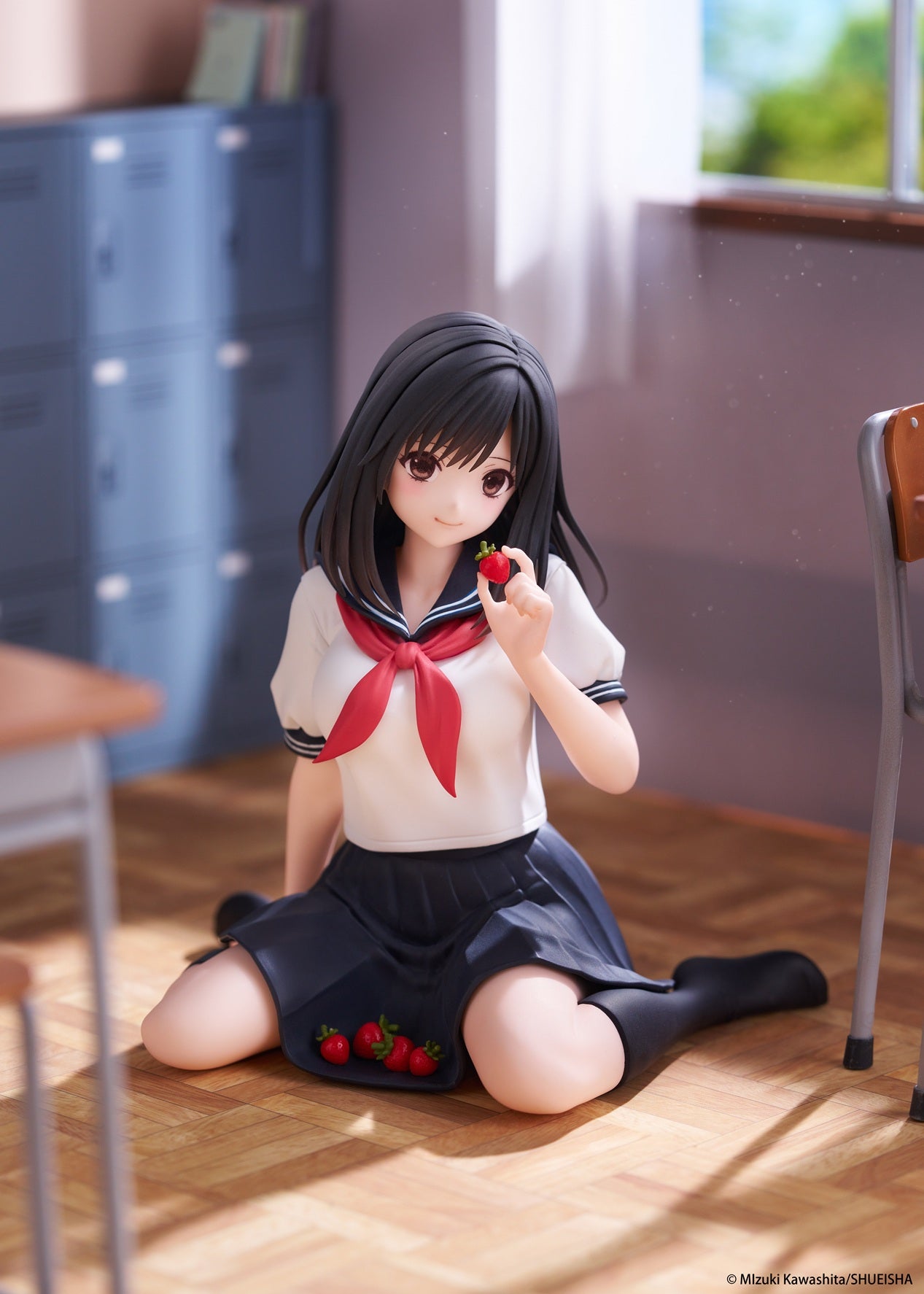 TAITO Strawberry 100% Desktop Cute Figure - Aya Tojo (School uniform Ver.)