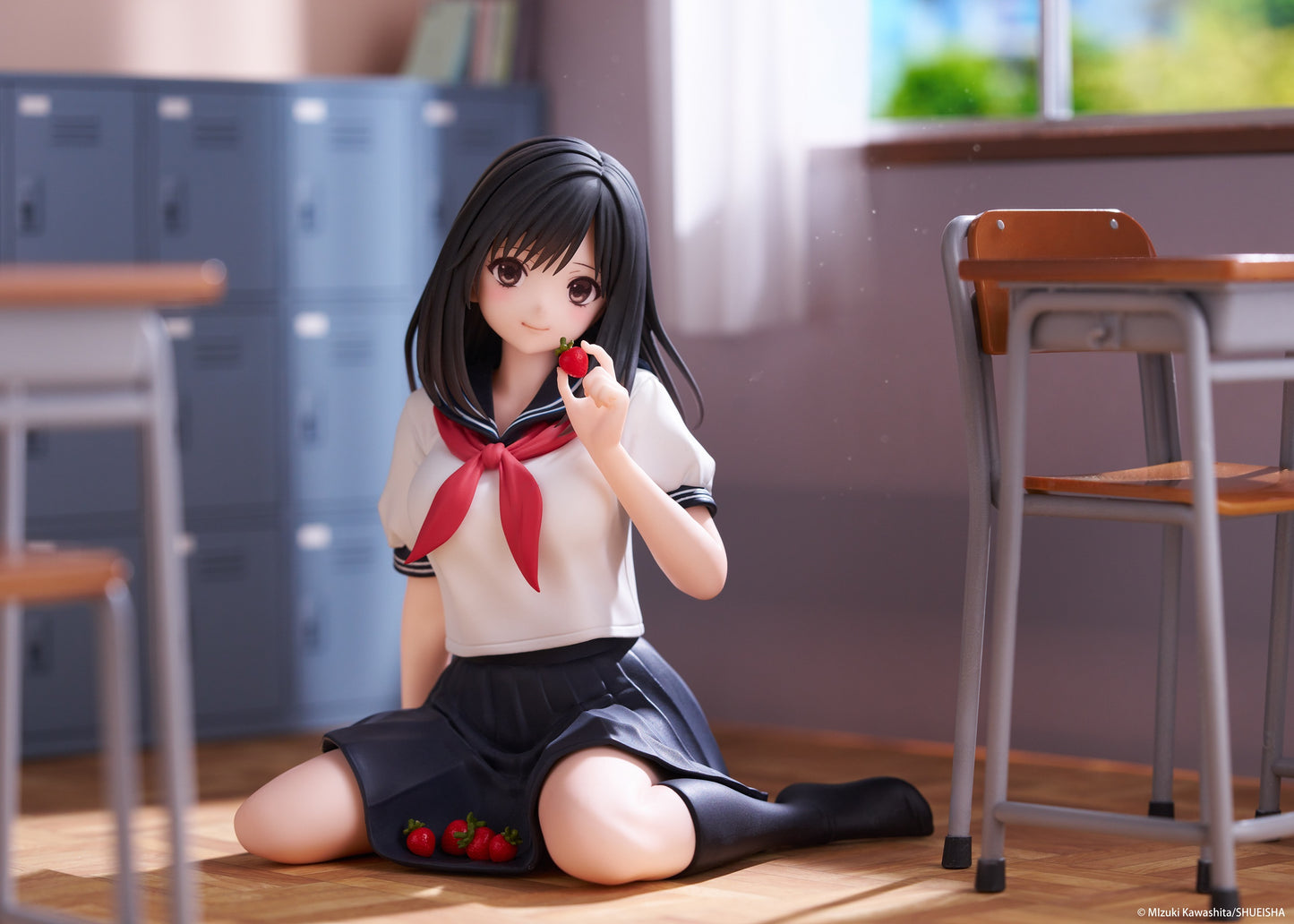 TAITO Strawberry 100% Desktop Cute Figure - Aya Tojo (School uniform Ver.)