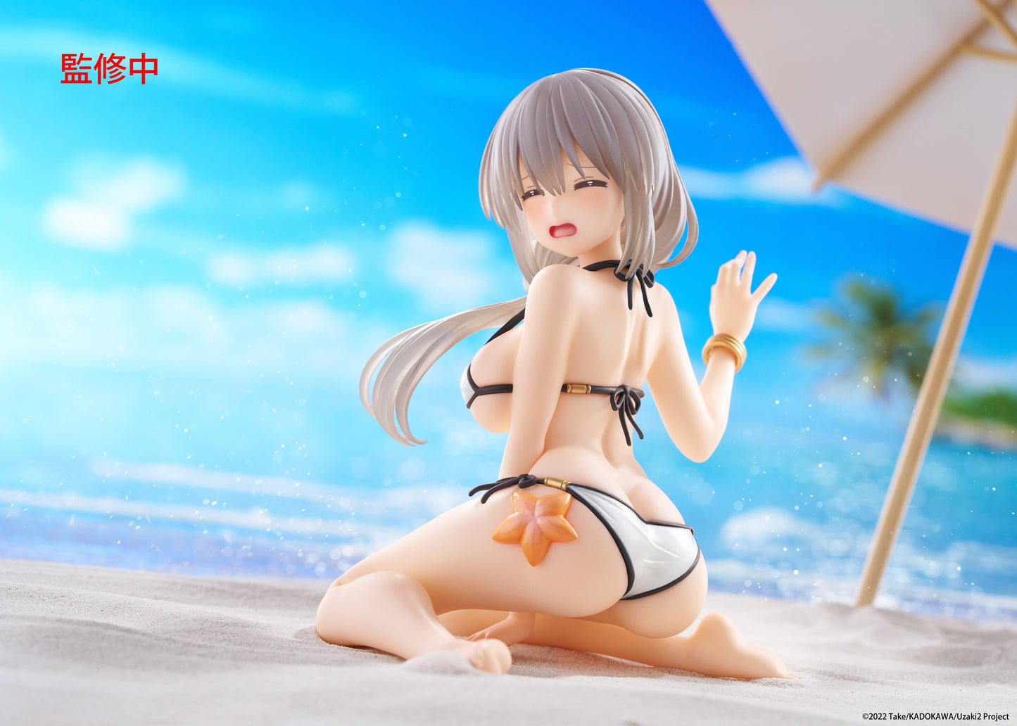 TAITO Uzaki-chan Wants to Hang Out! ω Desktop Cute Figure - Tsuki Uzaki (Swimwear Ver.)