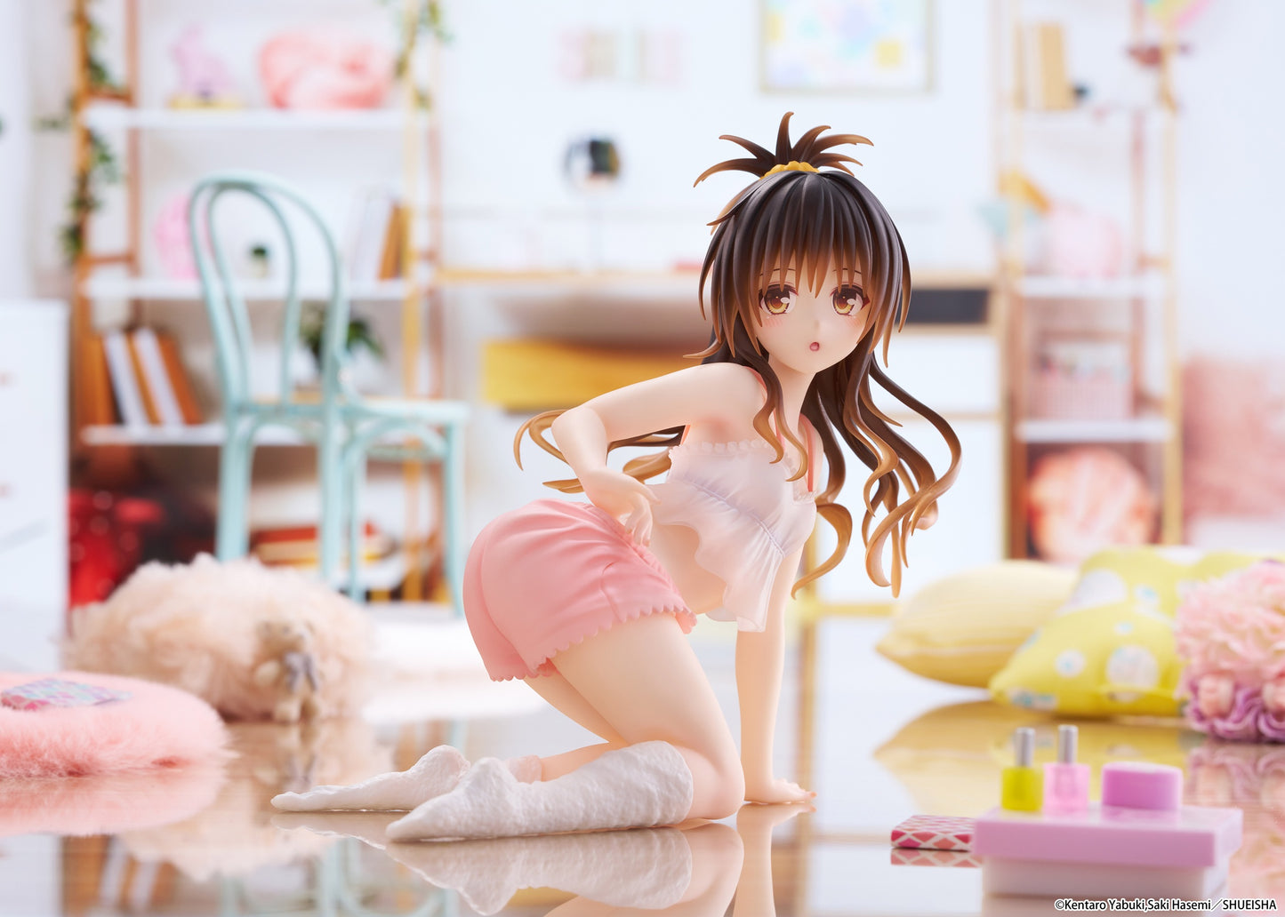 TAITO To Love-Ru Darkness Desktop Cute Figure - Mikan Yuki (Roomwear Ver.)