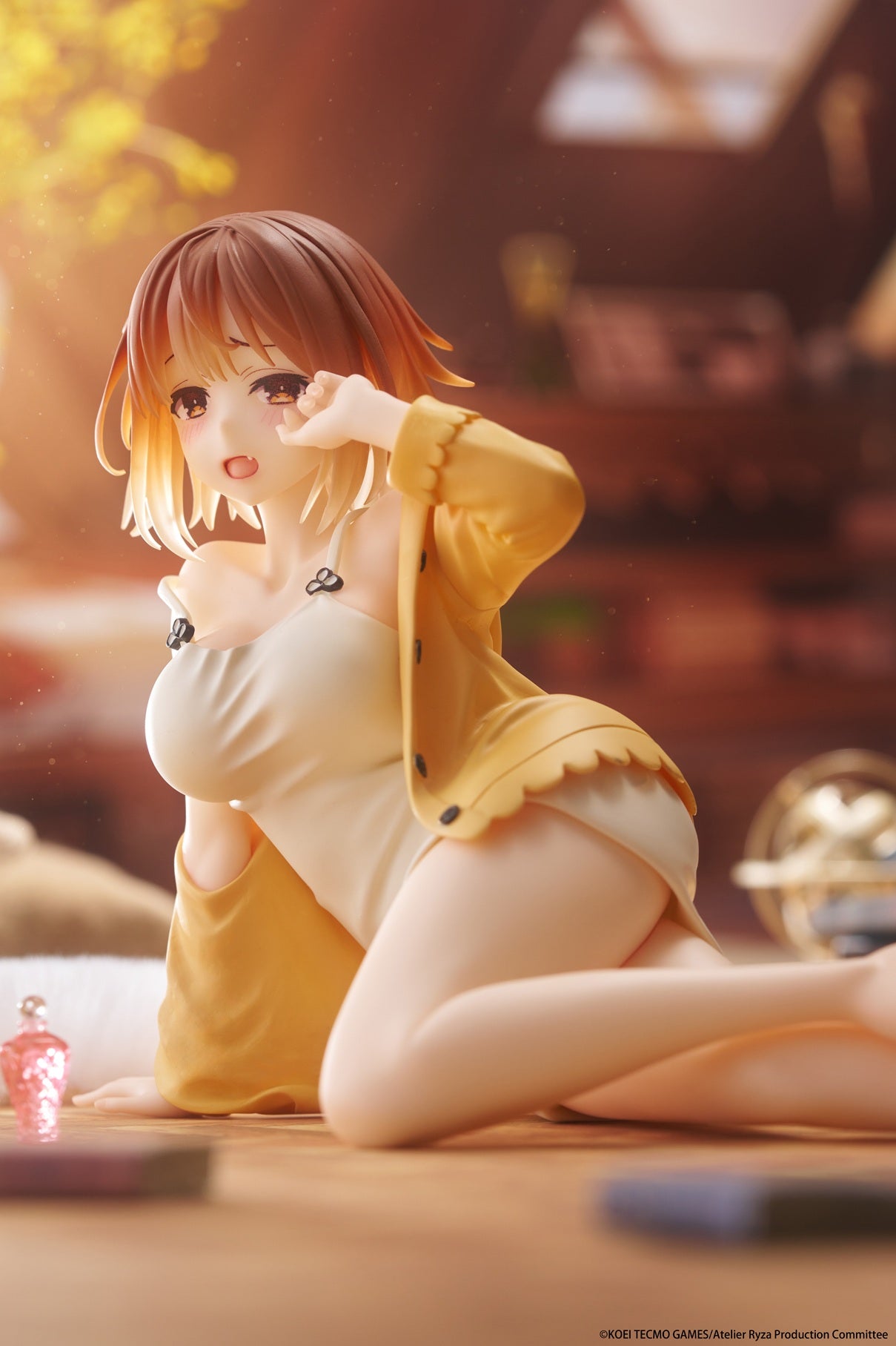 TAITO Atelier Ryza Ever Darkness & the Secret Hideout Desktop Cute Figure - Ryza (Nightwear Ver.) (Rerelease)