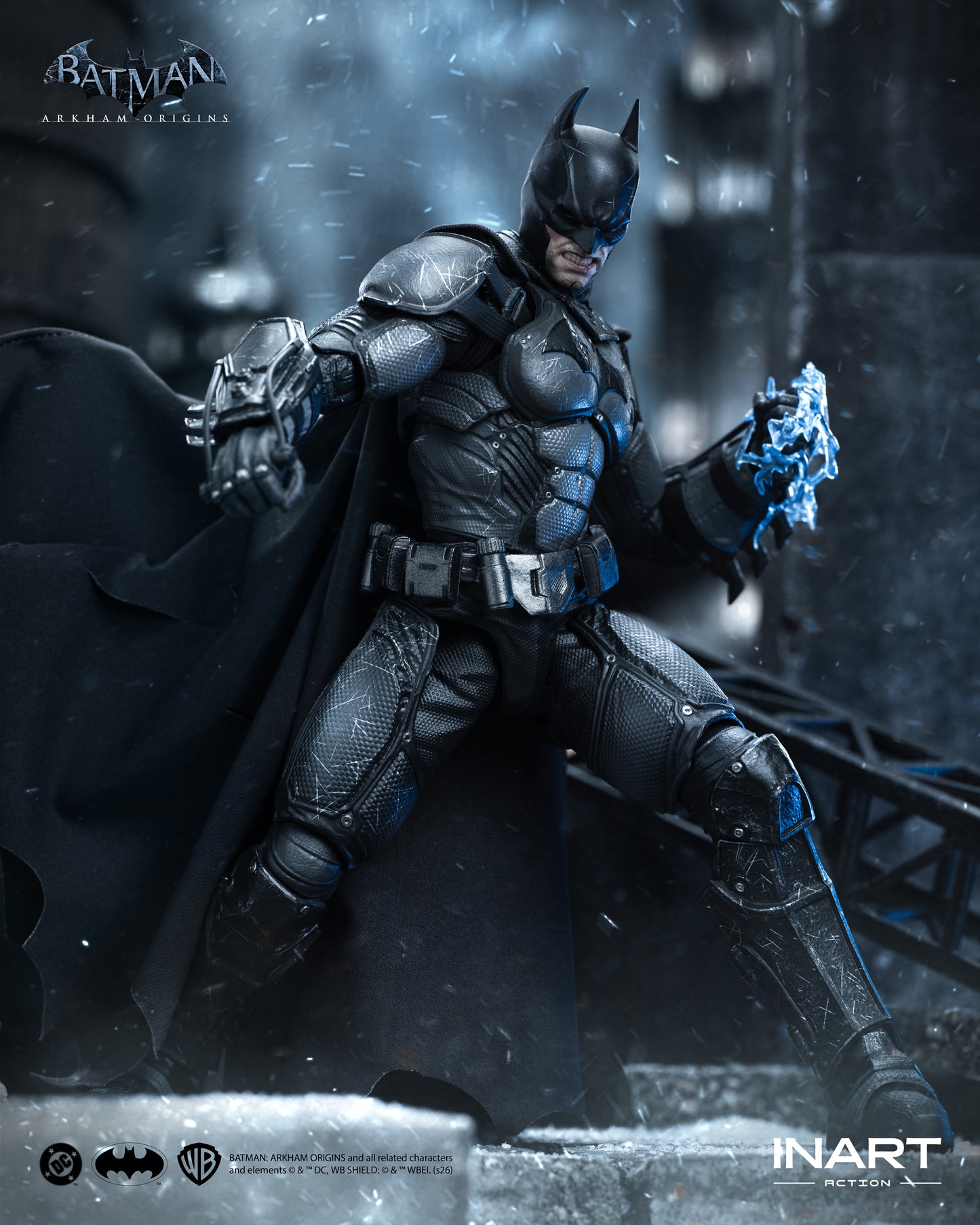INART Action Batman: Arkham Origins Batman (Battle Damaged Version) Action Figure