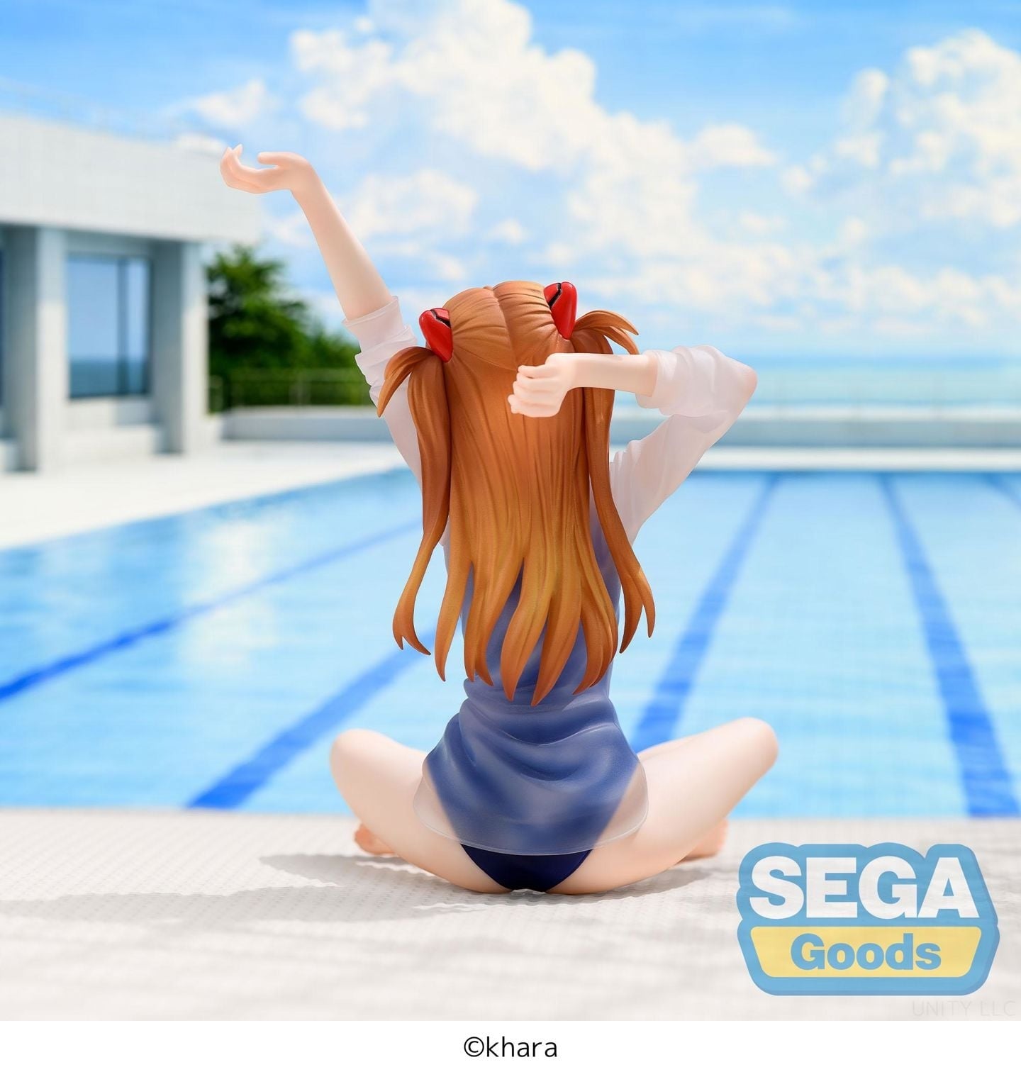 SEGA Yumemirize "Evangelion: New Theatrical Edition" -Asuka Shikinami Langley- School Swimsuit Ver.