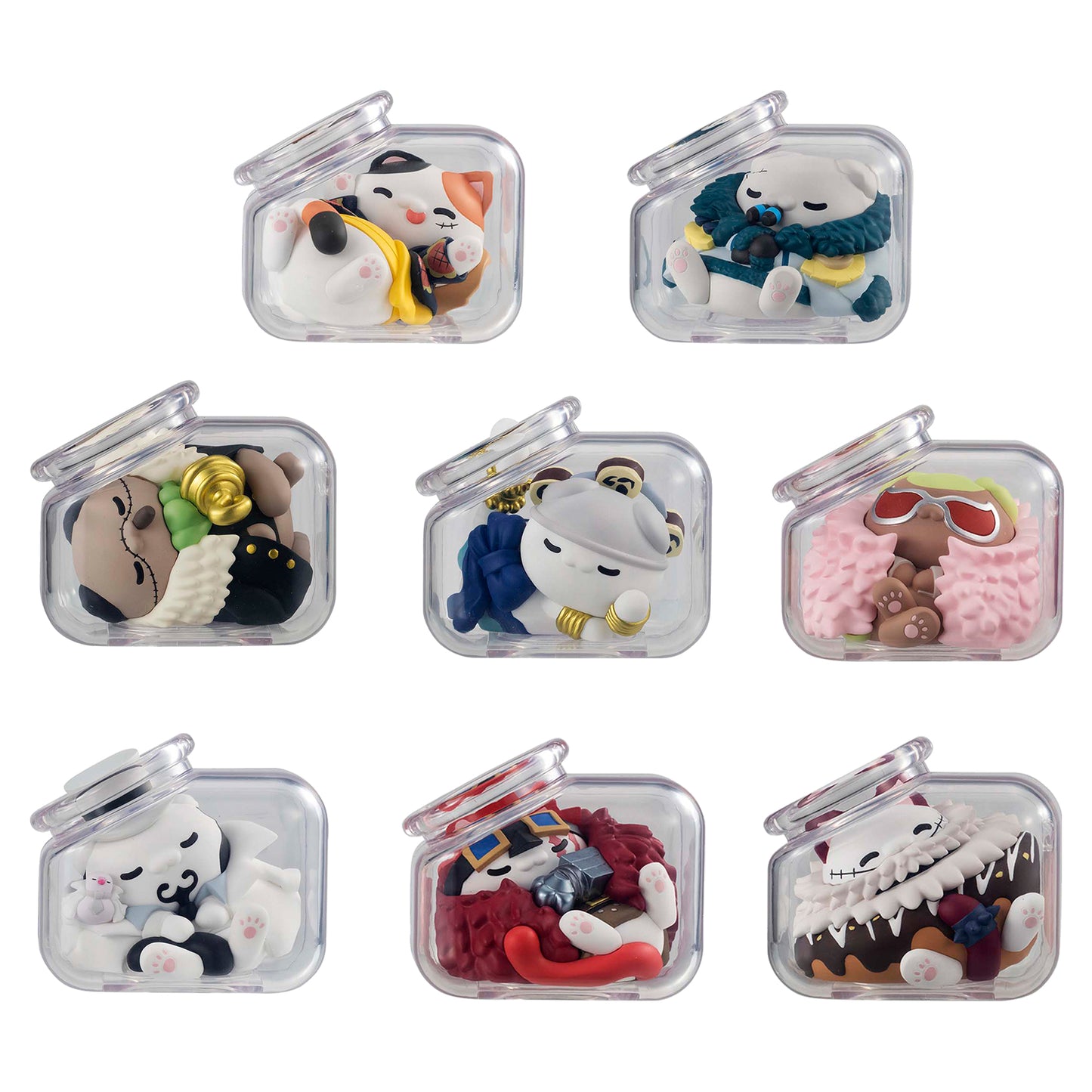 Megahouse MEGA CAT PROJECT ONE PIECEGood Night NyanPieceNyan! Ver. Luffy with rivals