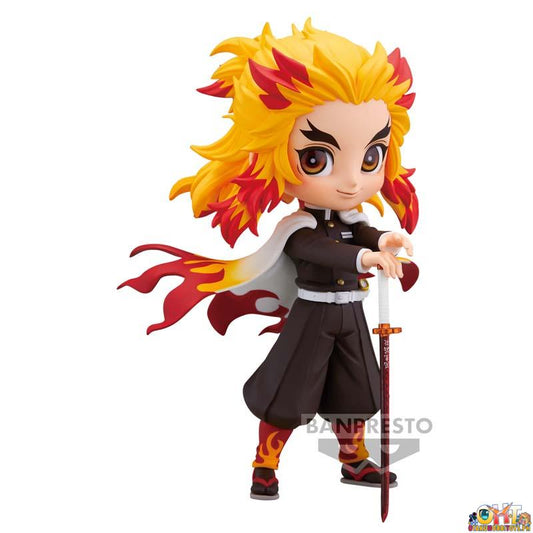 [RE-OFFER] Banpresto Demon Slayer: Kimetsu no Yaiba Q Posket Kyojuro Rengoku (Ver. A)