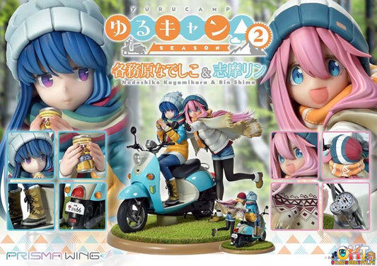 PRISMA WING Laid-Back Camp 1/7 Nadeshiko Kagamihara & Rin Shima