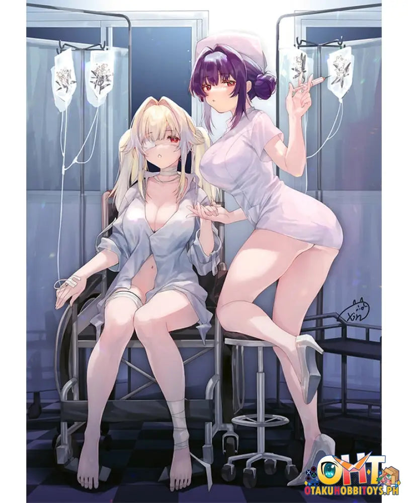 (18 + ) Hotvenus Moehime Union - Yuri & Stella 1/4 Hospital Ver. Scale Figure