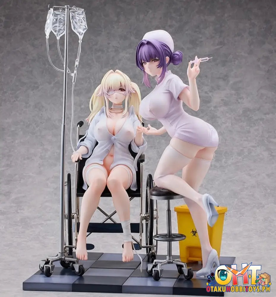 (18 + ) Hotvenus Moehime Union - Yuri & Stella 1/4 Hospital Ver. Scale Figure