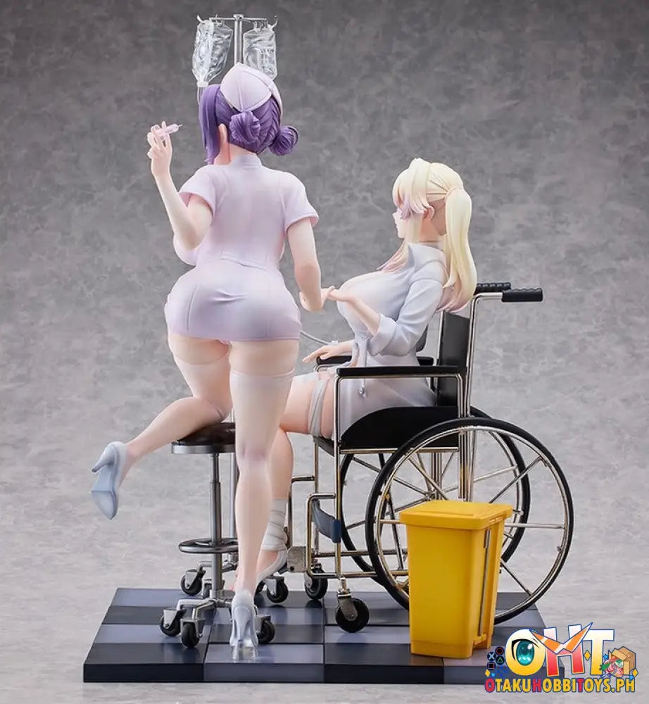(18 + ) Hotvenus Moehime Union - Yuri & Stella 1/4 Hospital Ver. Scale Figure