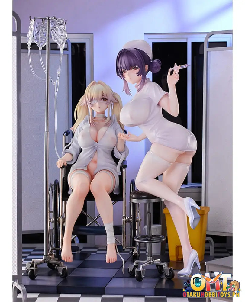 (18 + ) Hotvenus Moehime Union - Yuri & Stella 1/4 Hospital Ver. Scale Figure